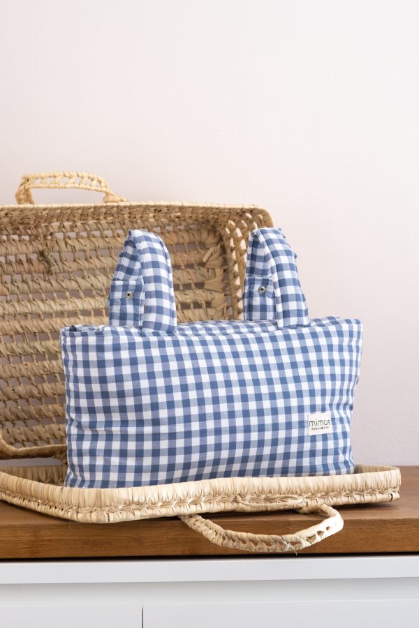 Bolso Mini Vichy Azul - Imagen 5