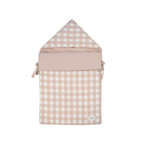 Saco Capazo Vichy Rosa y Rosa - Imagen 7