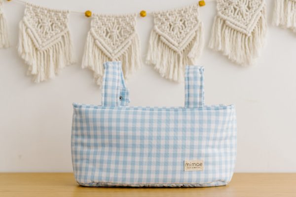 Bolso Mini Vichy Azul Claro - Imagen 4