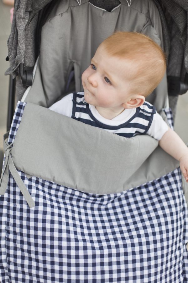 Saco Universal Vichy Navy y Gris - Imagen 3