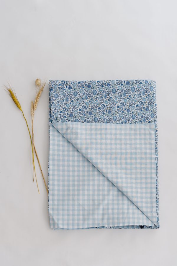 Funda Nórdica Cama Liberty Azuli+ Vichy Azul - Imagen 2