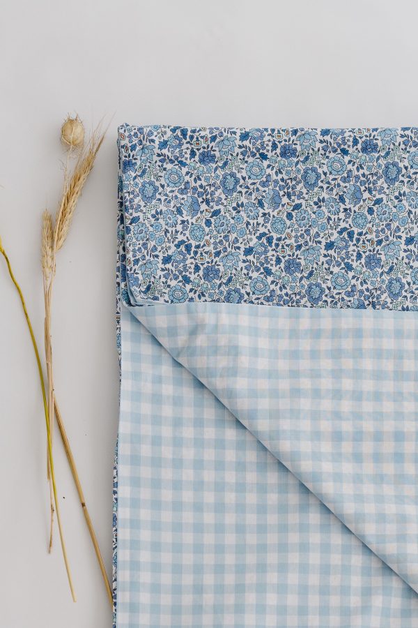 Funda Nórdica Cama Liberty Azuli+ Vichy Azul - Imagen 3