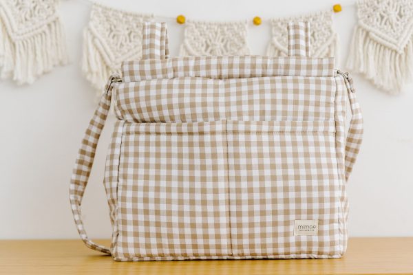 Bolso big Vichy Beige - Imagen 2