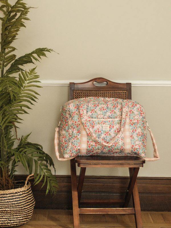 Bolso Maternidad Liberty Lucía asa Vichy Rosa