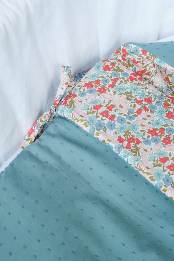 Saco Capazo Liberty Lucia y Plumeti Menta - Imagen 7