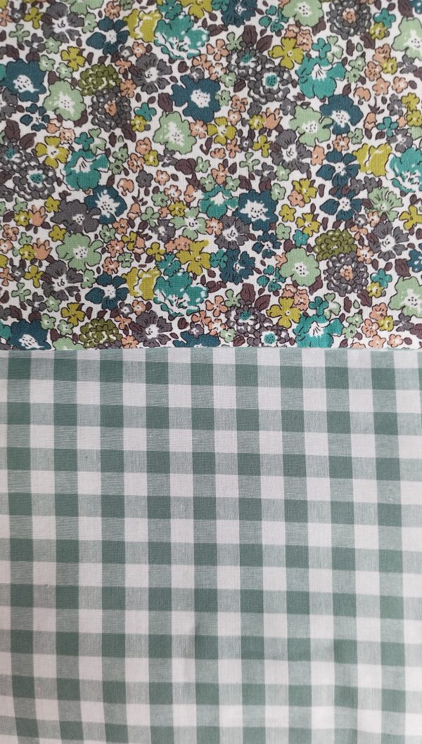 Saco Universal - Vichy Menta + Liberty Marina - Imagen 3