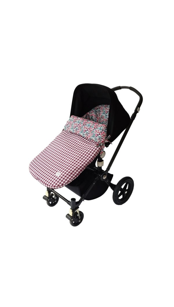 Saco Universal - Vichy Granate + Liberty Bera