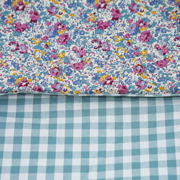 Saco Universal - Liberty Matilda + Vichy Menta - Imagen 3