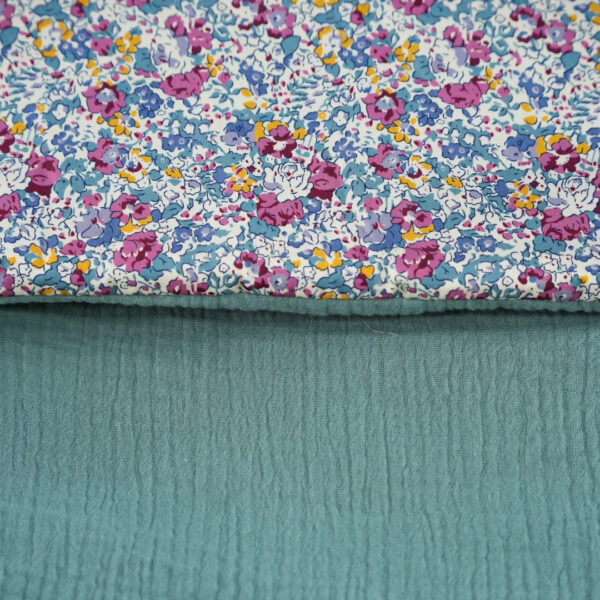 Saco Universal - Liberty Matilda + Bambula Menta - Imagen 2
