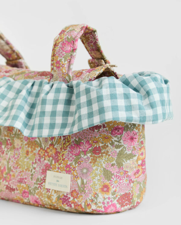 Bolso Mini Liberty Annie & Volante Vichy Menta - Imagen 3