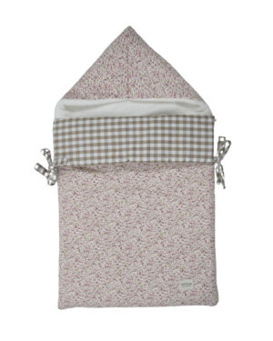 Saco capazo Invierno Liberty Nikole y Vichy Beige