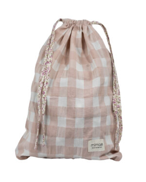 Bolsa multiusos Vichy rosa