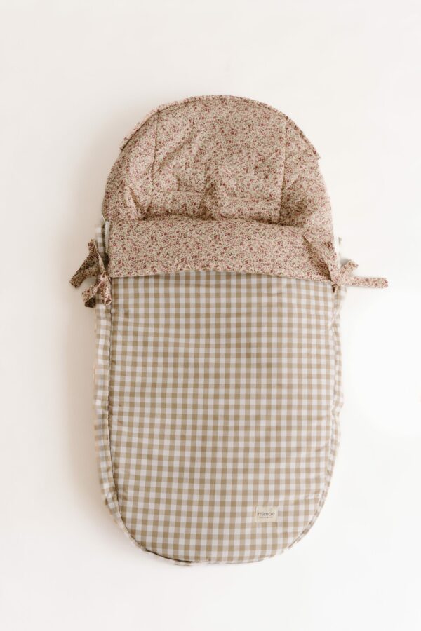 Saco yoyo Liberty Nikole y Vichy Beige - Imagen 3