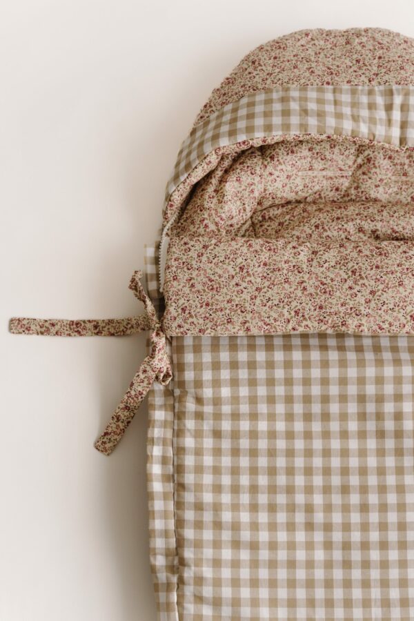 Saco yoyo Liberty Nikole y Vichy Beige - Imagen 2