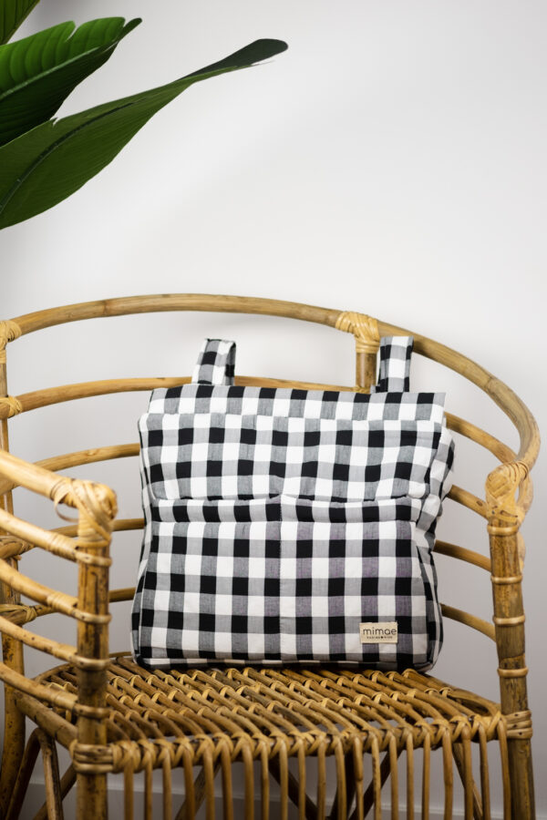 Bolso Big Vichy Negro - Imagen 3