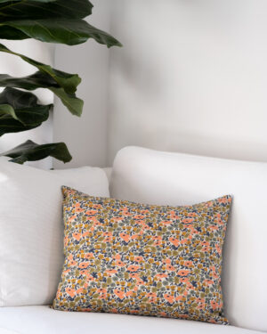 Funda Cojín 40x50 Liberty Mae y Vichy Verde