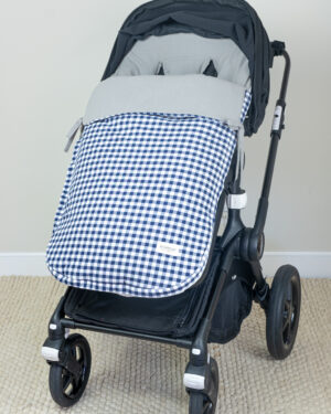 Saco Universal Vichy Navy y Gris