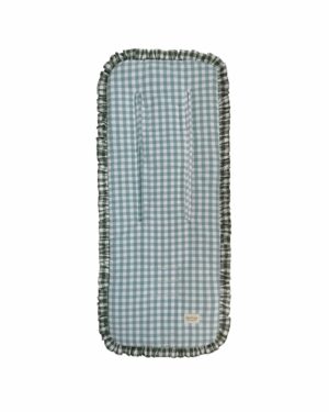 Colchoneta Volante Vichy Menta + Vichy Verde