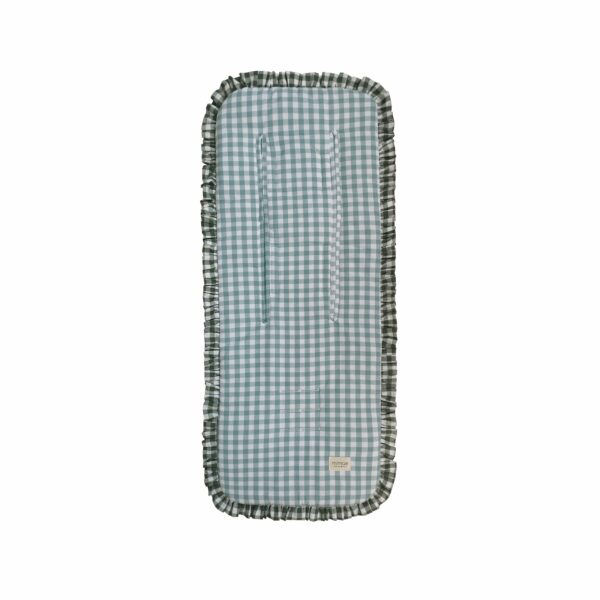 Colchoneta Volante Vichy Menta + Vichy Verde