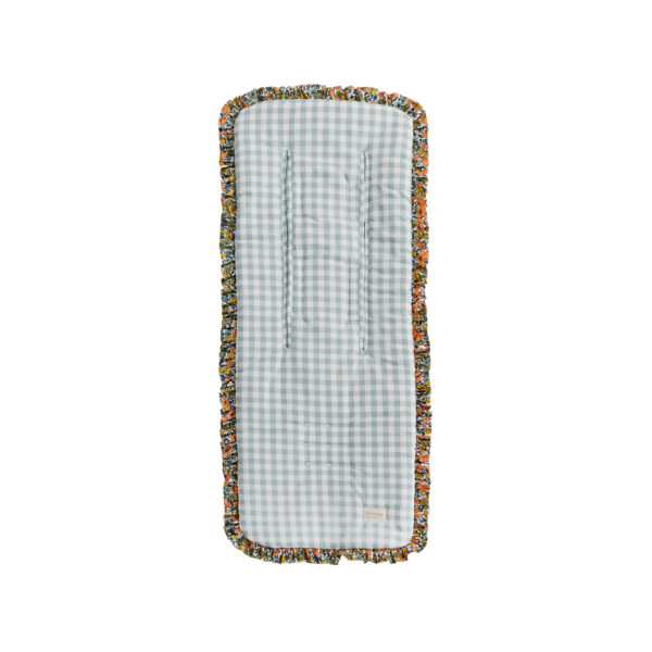 Colchoneta Volante Vichy Menta + Liberty Mae