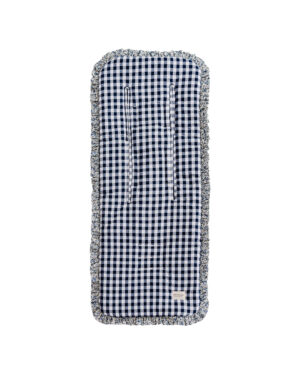 Colchoneta Volante Vichy Navy + Liberty Paul