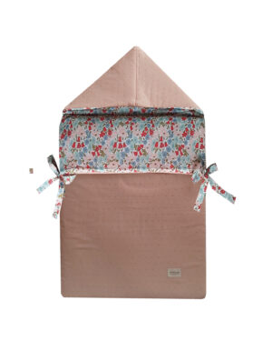 Saco Capazo Liberty Lucía y Plumeti Rosa