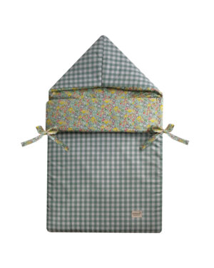 Saco Capazo Liberty Martine y Vichy Menta