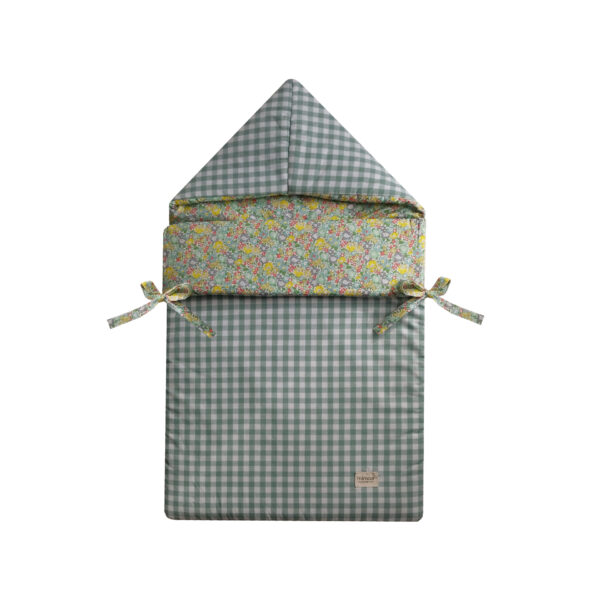 Saco Capazo Liberty Martine y Vichy Menta