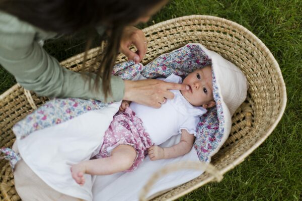 Saco Capazo Liberty Matilda y Bambula Ecru - Imagen 4