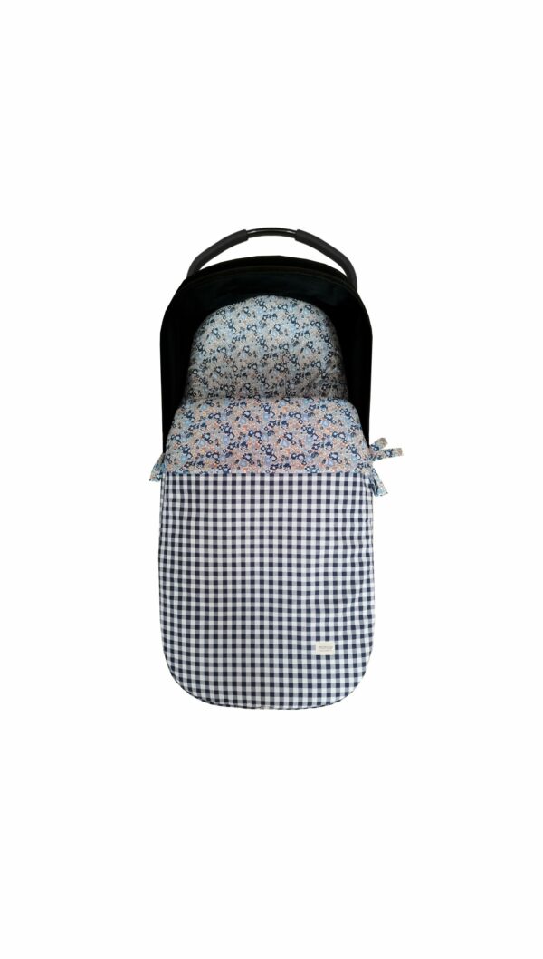 Saco Universal - Liberty Telmo + Vichy Navy - Imagen 2