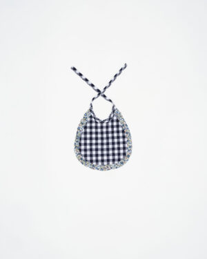Babero vichy navy volante Paul