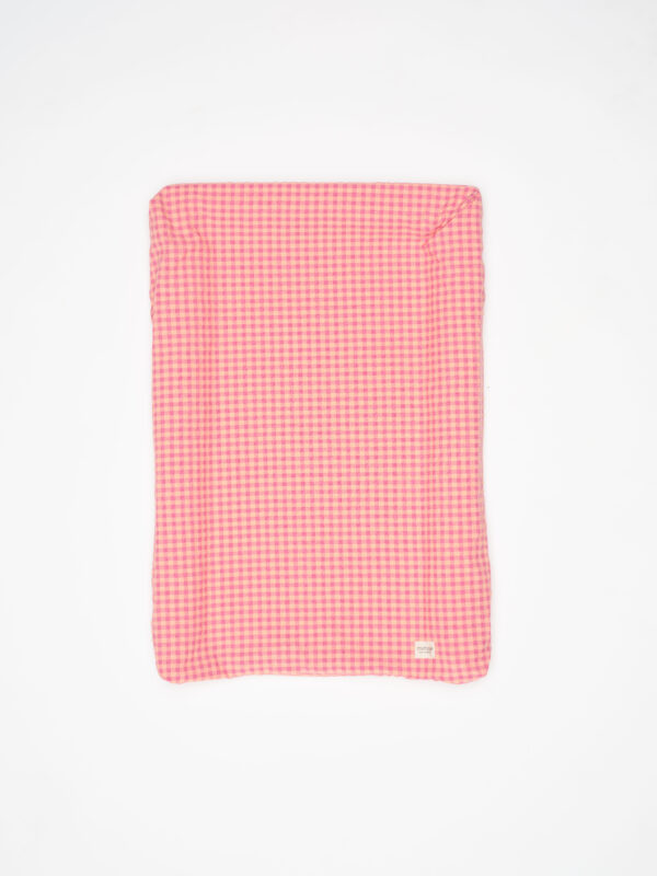 Funda de cambiador vichy strawberry