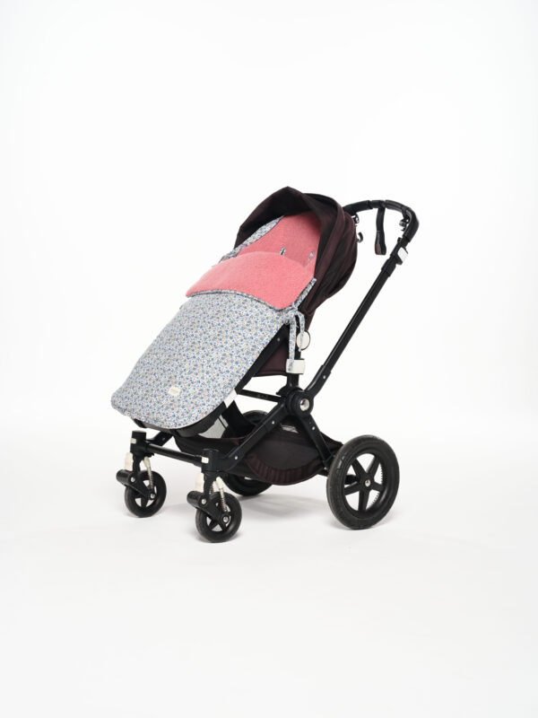 Saco universal invierno Niko+borrego rosa