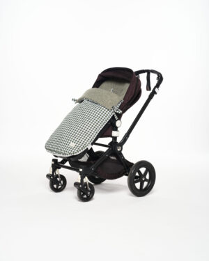 Saco universal Vichy verde+ borrego verde