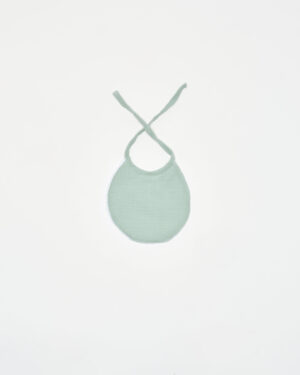 Babero newborn bambula aqua