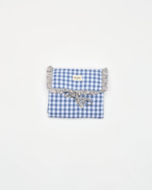 Cambiador de viaje vichy azul & Louise