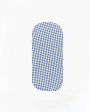 Bajera capazo vichy azul